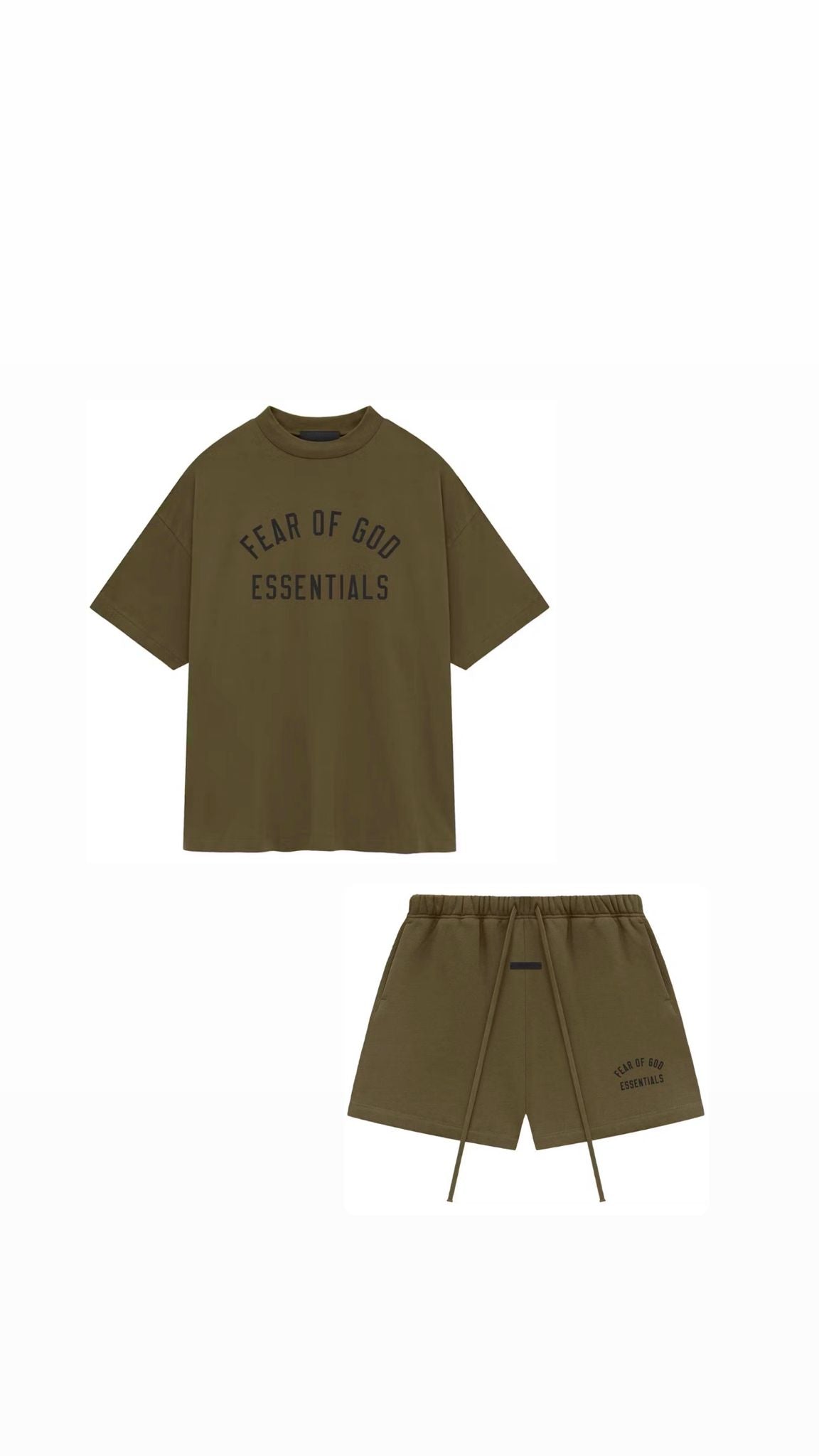 FW24 ESSENTIALS FLEECE OLIVE SUMMER SET