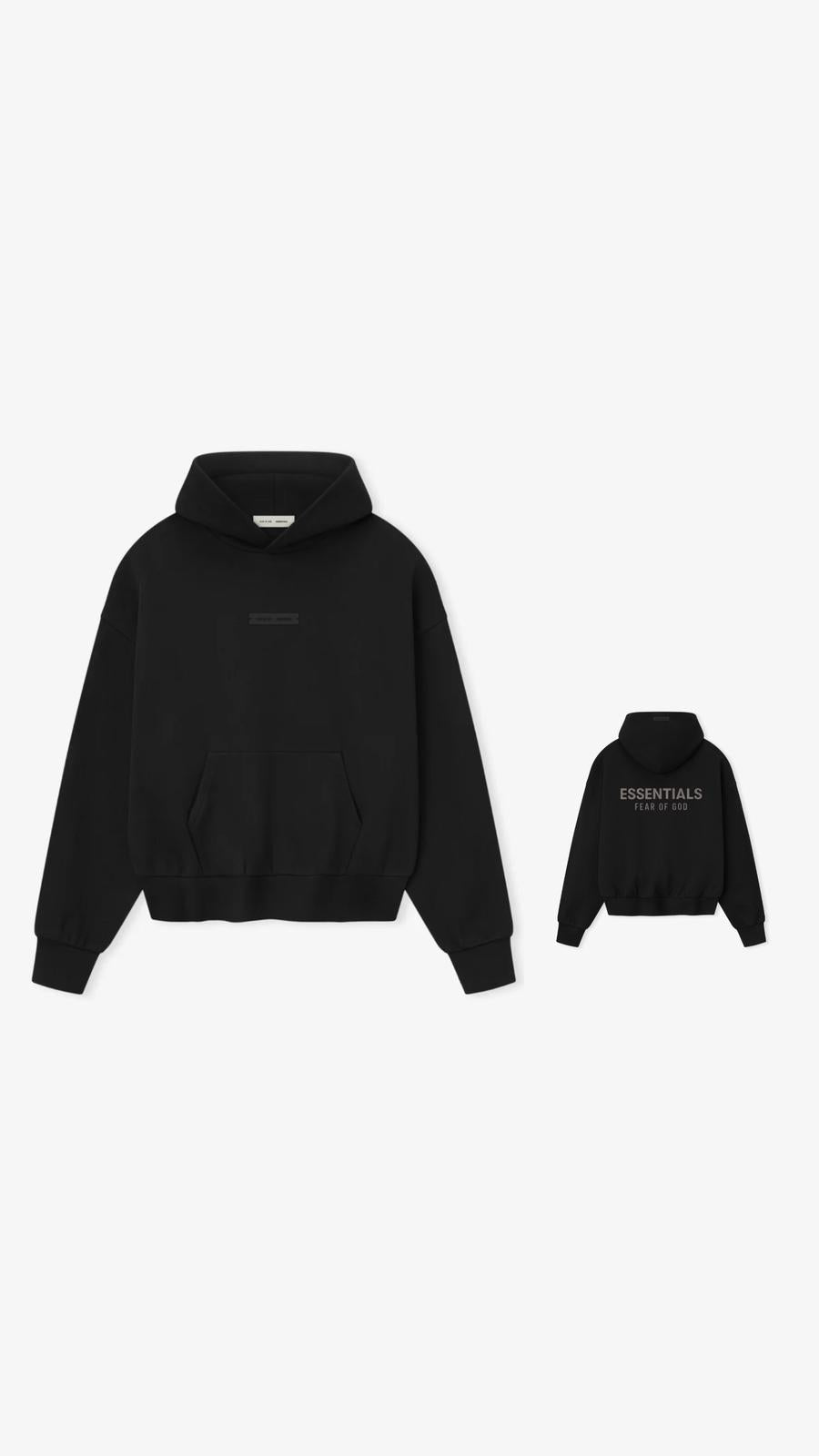 FW25 ESSENTIALS JET BLACK