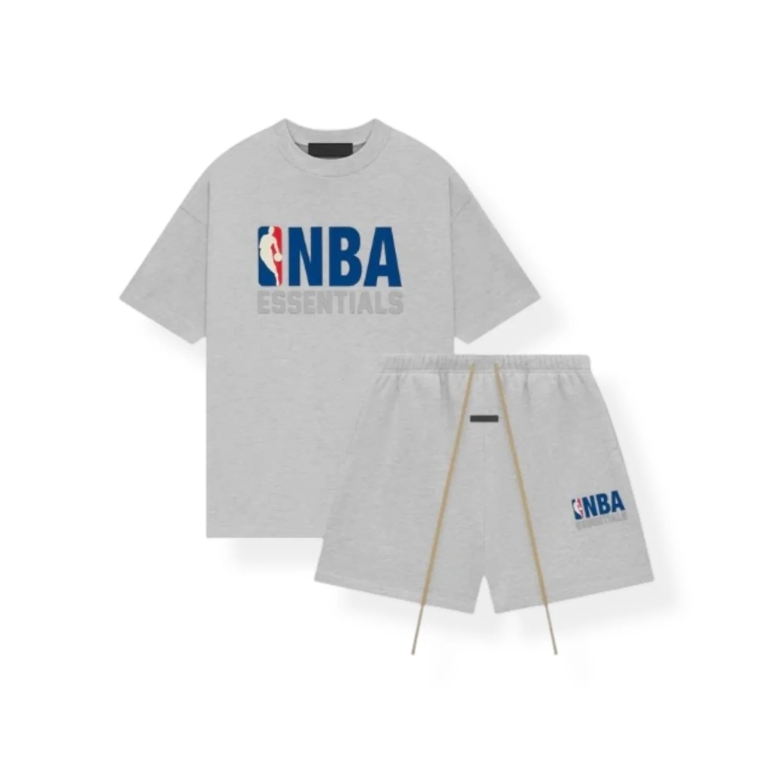 FW24 ESSENTIALS NBA LIGHT HEATHER SUMMER SET