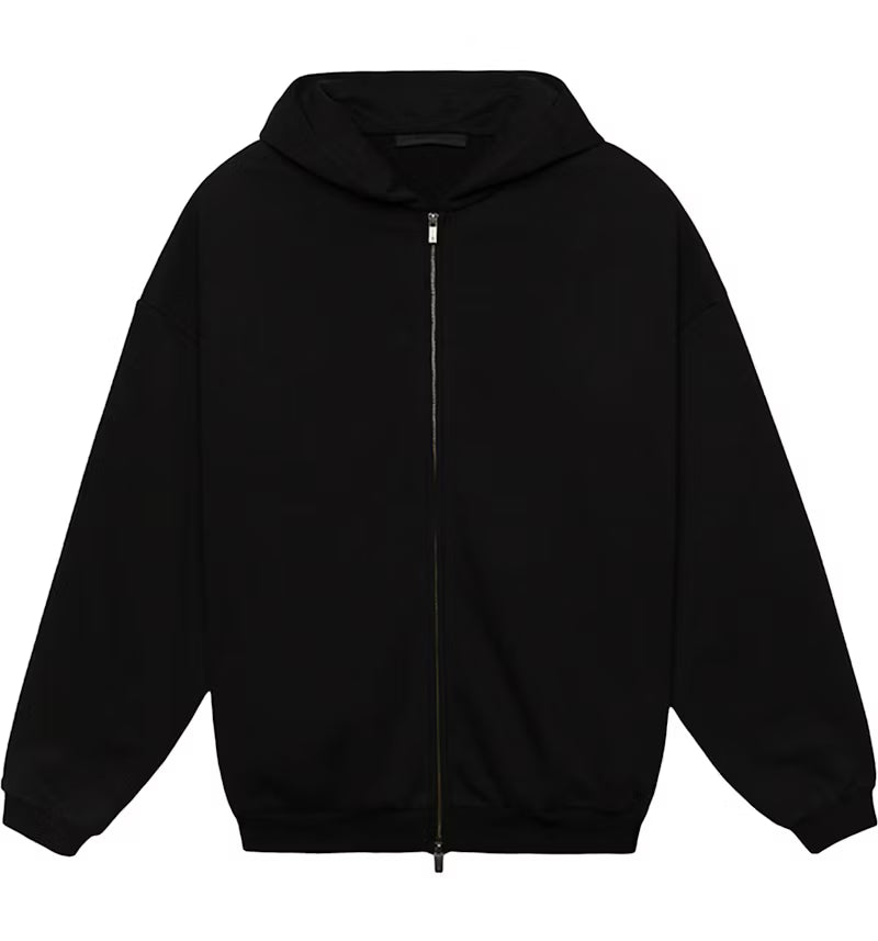 FW24 ESSENTIALS ZIP UP STATE BLACK WHITE