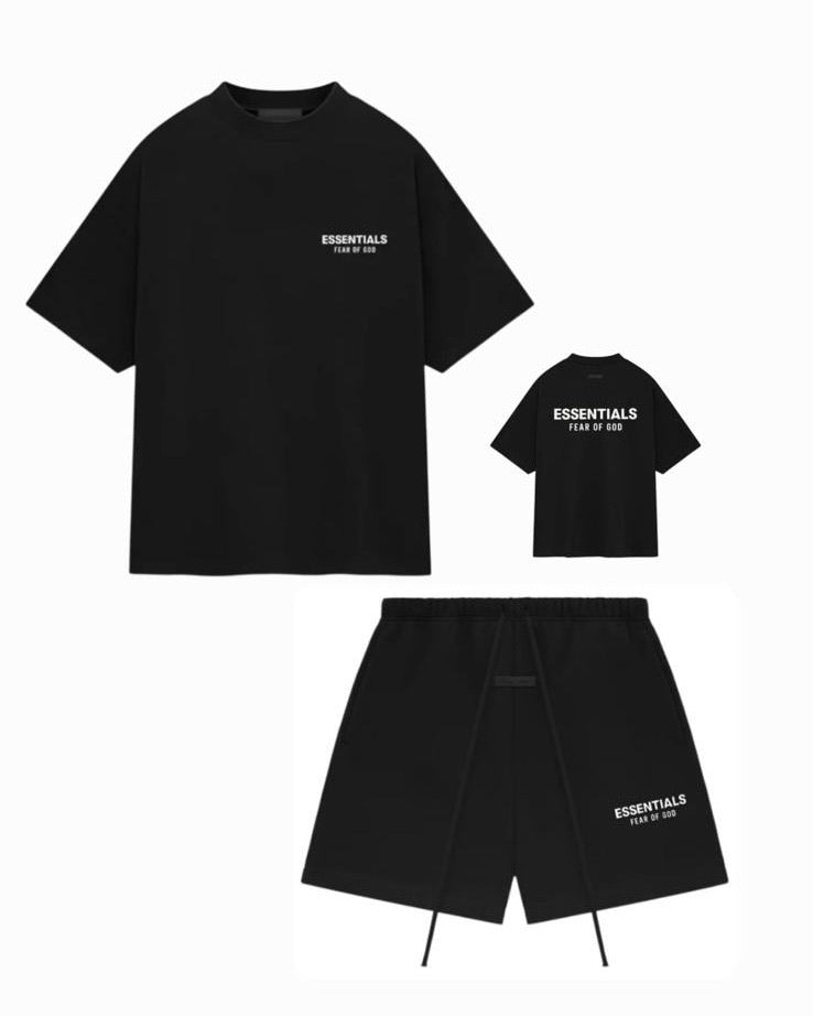 SS25 ESSENTIALS JET BLACK SUMMER SET